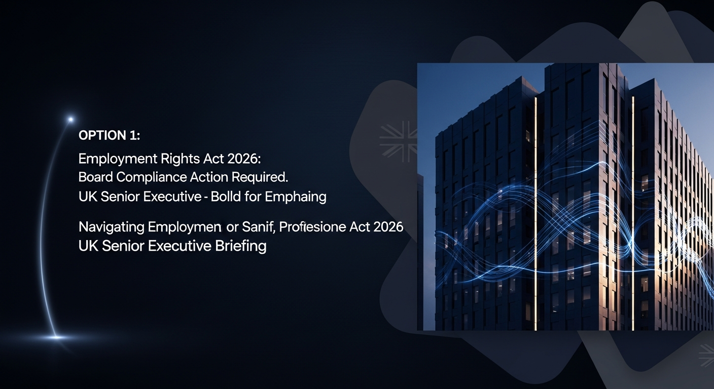 Employment Rights Act 2025: What Every UK Board Must Do Now