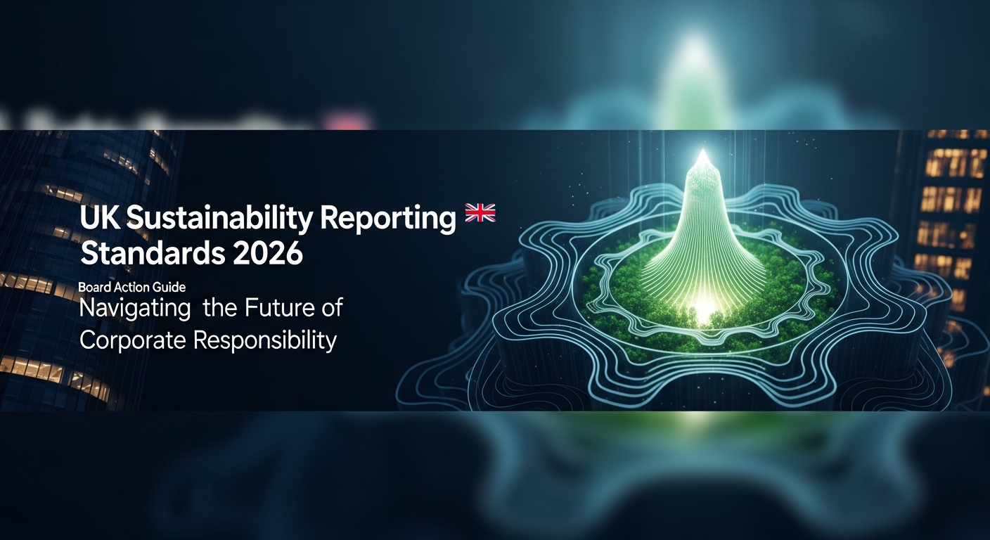UK Sustainability Reporting Standards 2026: Board Action Guide