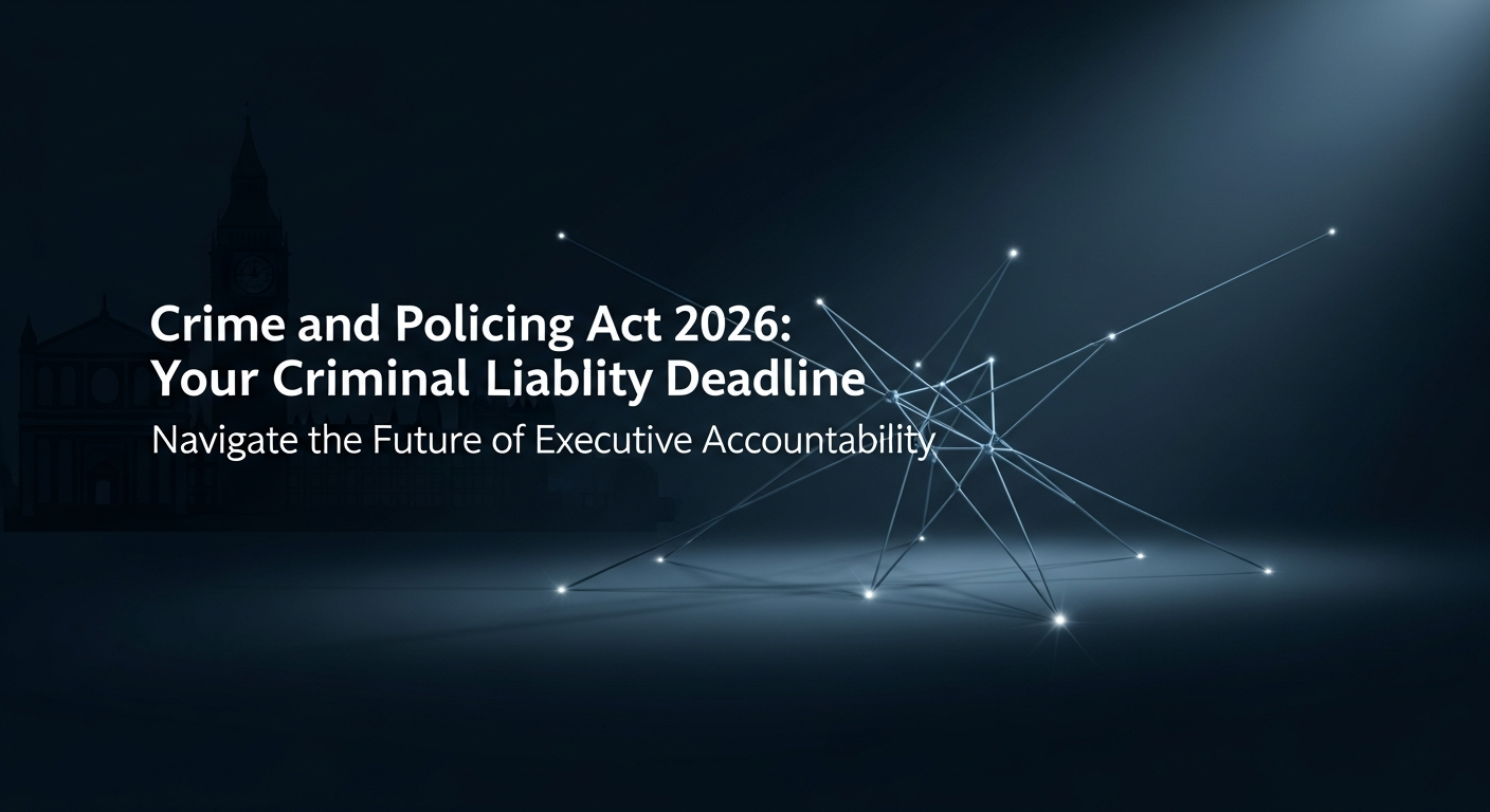 Crime and Policing Act 2026: Your Criminal Liability Deadline